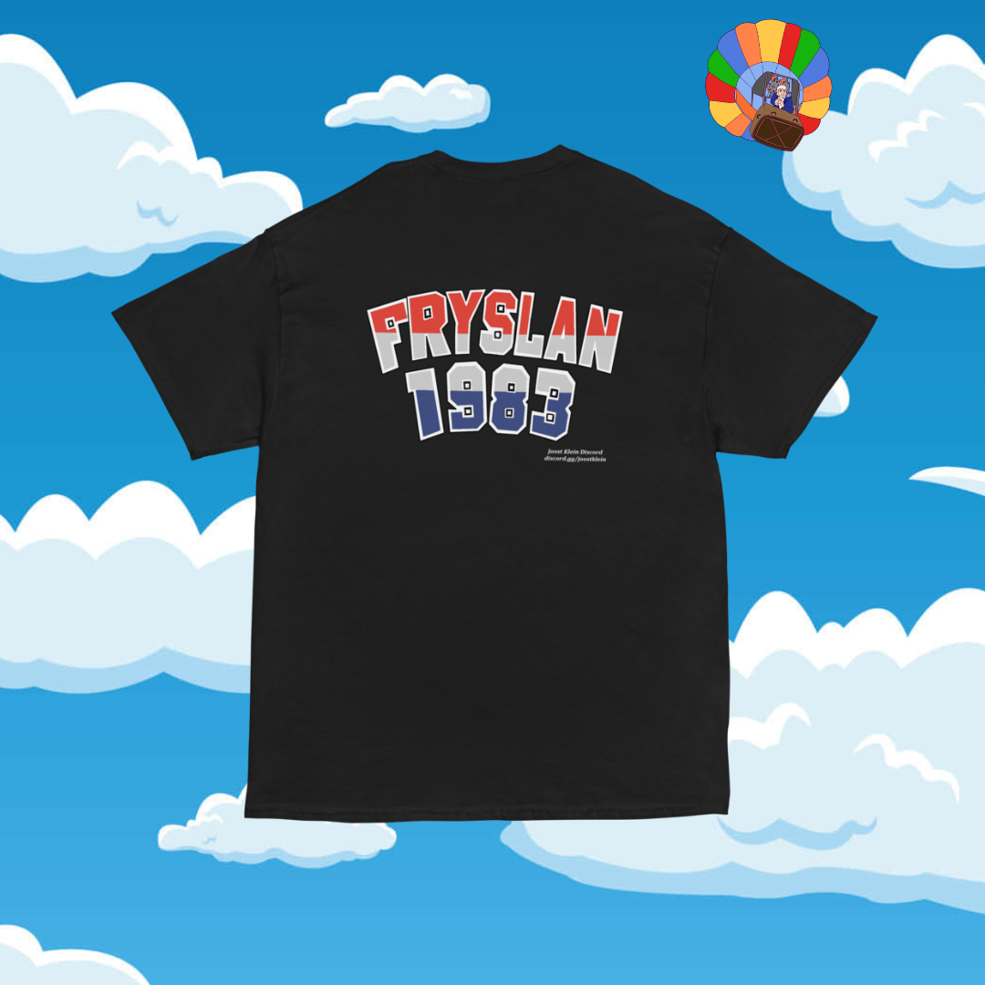 Fryslan Discord | Black | Unisex | Front + Back